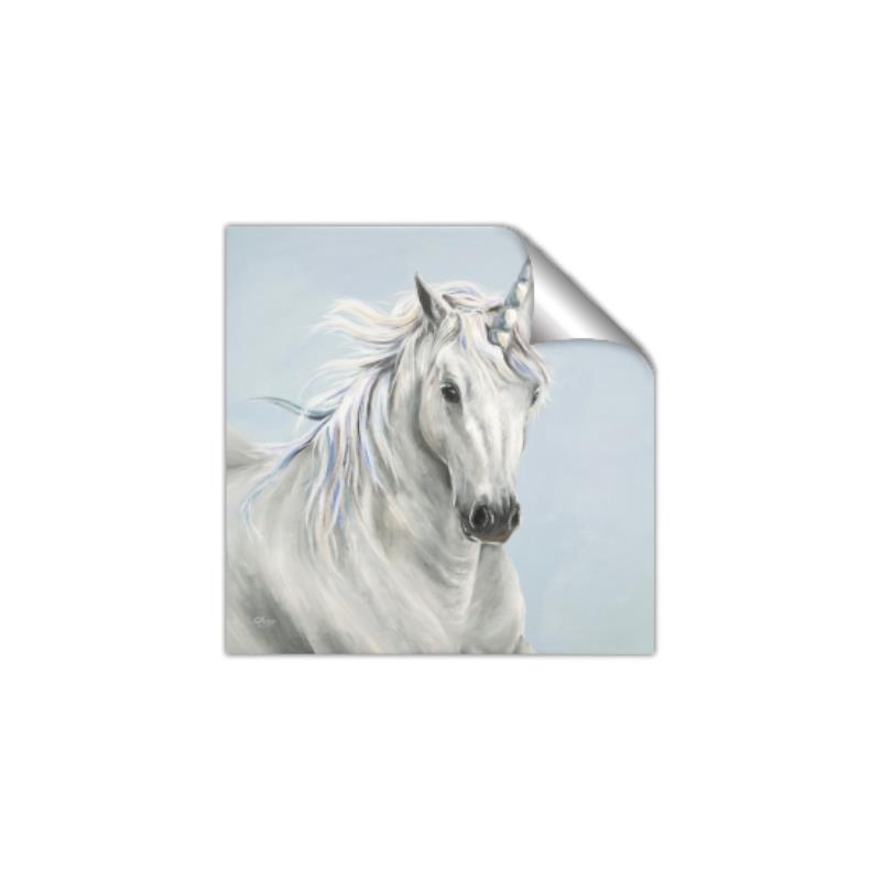 Picture of Blue Unicorn _GroupedProduct_Square_Unframed_Print_Only_