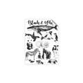 Picture of Black and white Animals _GroupedProduct_Rectangle_Portrait_Unframed_Print_Only_