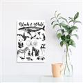 Picture of Black and white Animals _GroupedProduct_Rectangle_Portrait_Canvas_