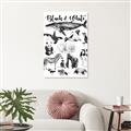 Picture of Black and white Animals _GroupedProduct_Rectangle_Portrait_Canvas_