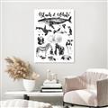 Picture of Black and white Animals _GroupedProduct_Rectangle_Portrait_Canvas_