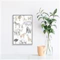 Picture of Zoo  Life _GroupedProduct_Rectangle_Portrait_Canvas_Framed_