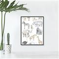 Picture of Zoo  Life _GroupedProduct_Rectangle_Portrait_Canvas_Framed_