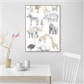 Picture of Zoo  Life _GroupedProduct_Rectangle_Portrait_Canvas_Framed_