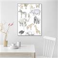 Picture of Zoo  Life _GroupedProduct_Rectangle_Portrait_Canvas_Framed_
