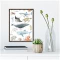 Picture of Sea Life _GroupedProduct_Rectangle_Portrait_Canvas_Framed_