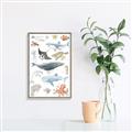 Picture of Sea Life _GroupedProduct_Rectangle_Portrait_Canvas_Framed_