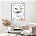 Picture of Sea Life _GroupedProduct_Rectangle_Portrait_Canvas_Framed_