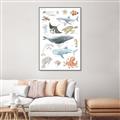 Picture of Sea Life _GroupedProduct_Rectangle_Portrait_Canvas_Framed_