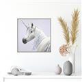 Picture of Purple Unicorn _GroupedProduct_Square_Canvas_Framed_