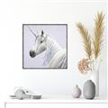 Picture of Purple Unicorn _GroupedProduct_Square_Canvas_Framed_