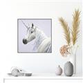 Picture of Purple Unicorn _GroupedProduct_Square_Canvas_Framed_