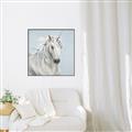 Picture of Blue Unicorn _GroupedProduct_Square_Canvas_Framed_
