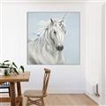 Picture of Blue Unicorn _GroupedProduct_Square_Canvas_Framed_