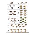 Picture of Dino Number Chart I _GroupedProduct_Rectangle_Portrait_Canvas_