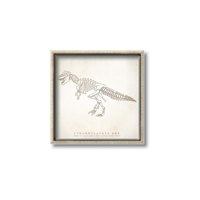 Picture of Learning T-Rex _GroupedProduct_Square_Canvas_Framed_