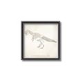 Picture of Learning T-Rex _GroupedProduct_Square_Canvas_Framed_