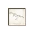 Picture of Learning T-Rex _GroupedProduct_Square_Canvas_Framed_