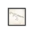Picture of Learning T-Rex _GroupedProduct_Square_Canvas_Framed_