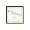 Picture of Learning T-Rex _GroupedProduct_Square_Canvas_Framed_