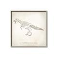 Picture of Learning T-Rex _GroupedProduct_Square_Canvas_Framed_