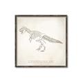 Picture of Learning T-Rex _GroupedProduct_Square_Canvas_Framed_