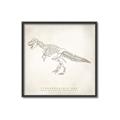 Picture of Learning T-Rex _GroupedProduct_Square_Canvas_Framed_