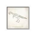 Picture of Learning T-Rex _GroupedProduct_Square_Canvas_Framed_