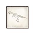 Picture of Learning T-Rex _GroupedProduct_Square_Canvas_Framed_