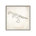 Picture of Learning T-Rex _GroupedProduct_Square_Canvas_Framed_
