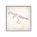Picture of Learning T-Rex _GroupedProduct_Square_Canvas_Framed_