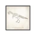 Picture of Learning T-Rex _GroupedProduct_Square_Canvas_Framed_