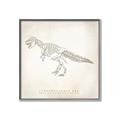 Picture of Learning T-Rex _GroupedProduct_Square_Canvas_Framed_