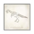 Picture of Learning T-Rex _GroupedProduct_Square_Canvas_Framed_