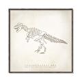 Picture of Learning T-Rex _GroupedProduct_Square_Canvas_Framed_