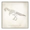 Picture of Learning T-Rex _GroupedProduct_Square_Canvas_Framed_