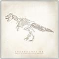 Picture of Learning T-Rex _GroupedProduct_Square_Canvas_Framed_