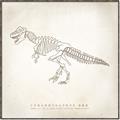 Picture of Learning T-Rex _GroupedProduct_Square_Canvas_Framed_