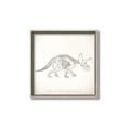 Picture of Learning Triceratops _GroupedProduct_Square_Canvas_Framed_