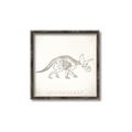 Picture of Learning Triceratops _GroupedProduct_Square_Canvas_Framed_