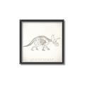 Picture of Learning Triceratops _GroupedProduct_Square_Canvas_Framed_