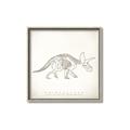 Picture of Learning Triceratops _GroupedProduct_Square_Canvas_Framed_