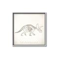 Picture of Learning Triceratops _GroupedProduct_Square_Canvas_Framed_