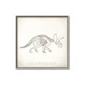 Picture of Learning Triceratops _GroupedProduct_Square_Canvas_Framed_