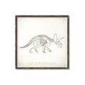 Picture of Learning Triceratops _GroupedProduct_Square_Canvas_Framed_