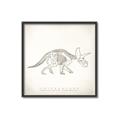 Picture of Learning Triceratops _GroupedProduct_Square_Canvas_Framed_