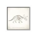 Picture of Learning Triceratops _GroupedProduct_Square_Canvas_Framed_