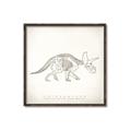 Picture of Learning Triceratops _GroupedProduct_Square_Canvas_Framed_