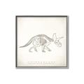 Picture of Learning Triceratops _GroupedProduct_Square_Canvas_Framed_