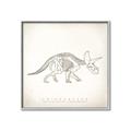 Picture of Learning Triceratops _GroupedProduct_Square_Canvas_Framed_